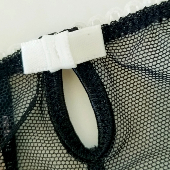 Victoria's Secret Vintage Sexy little Things Rhinestone Crystal Keyhole PantyNWT - Picture 8 of 16